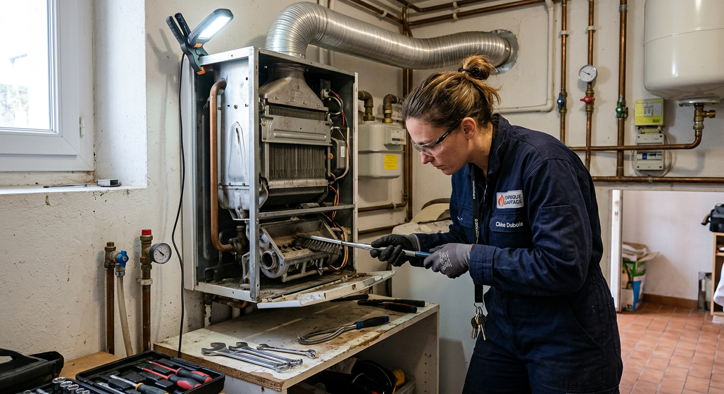 Entretien annuel obligatoire de chaudière à condensation à Courbevoie