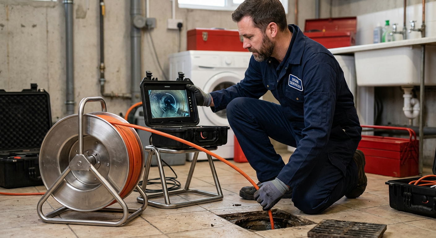Inspection caméra endoscopique de canalisation à Courbevoie