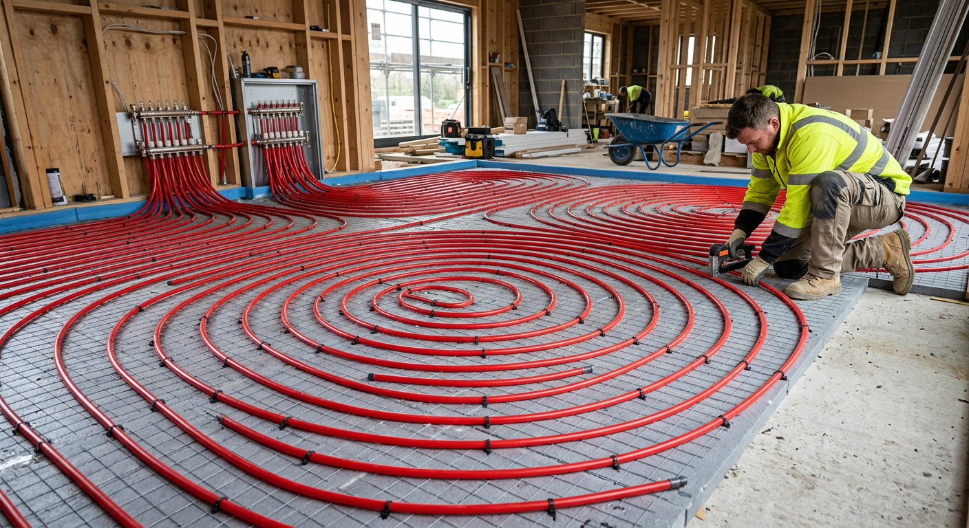 Dépannage de plancher chauffant hydraulique à Courbevoie 92